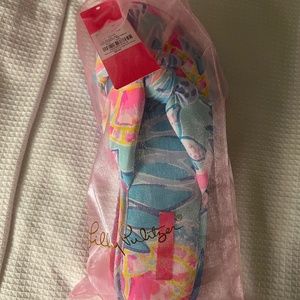 Lilly Pulitzer Printed Pool Slippers
